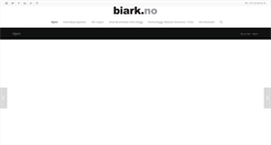 Desktop Screenshot of biark.no